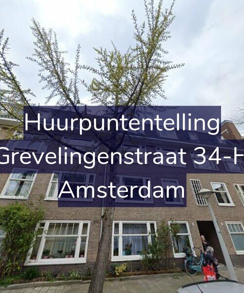 Foto gevel Huurpuntentelling voor Grevelingenstraat 34-H, Amsterdam