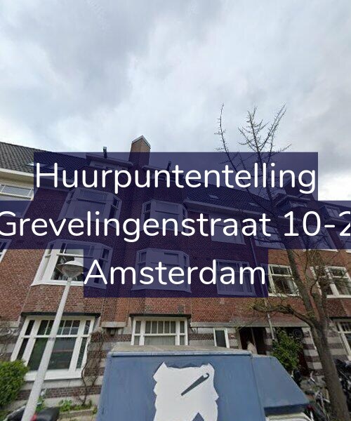 Foto gevel Huurpuntentelling voor Grevelingenstraat 10-2, Amsterdam