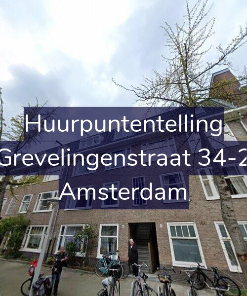 Foto gevel Huurpuntentelling voor Grevelingenstraat 34-2, Amsterdam