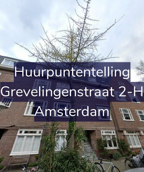 Foto gevel Huurpuntentelling voor Grevelingenstraat 2-H, Amsterdam