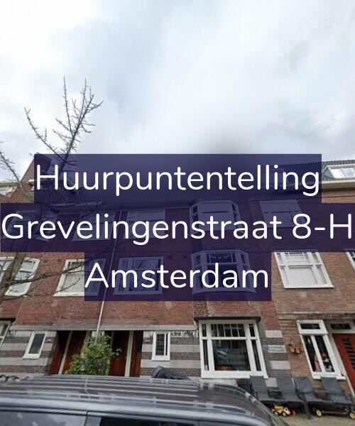 Foto gevel Huurpuntentelling voor Grevelingenstraat 8-H, Amsterdam