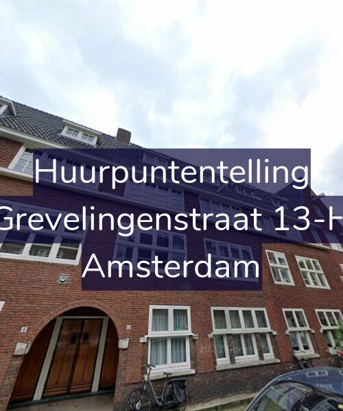 Foto gevel Huurpuntentelling voor Grevelingenstraat 13-H, Amsterdam