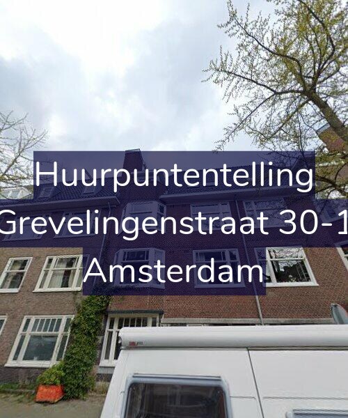 Foto gevel Huurpuntentelling voor Grevelingenstraat 30-1, Amsterdam