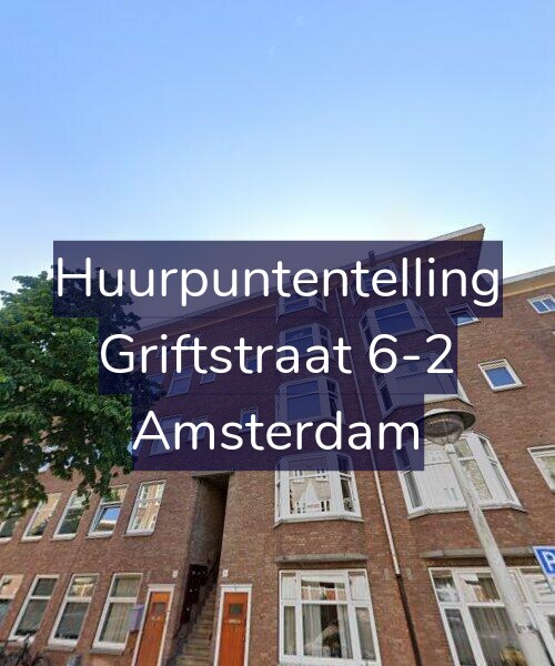 Foto gevel Huurpuntentelling voor Griftstraat 6-2, Amsterdam