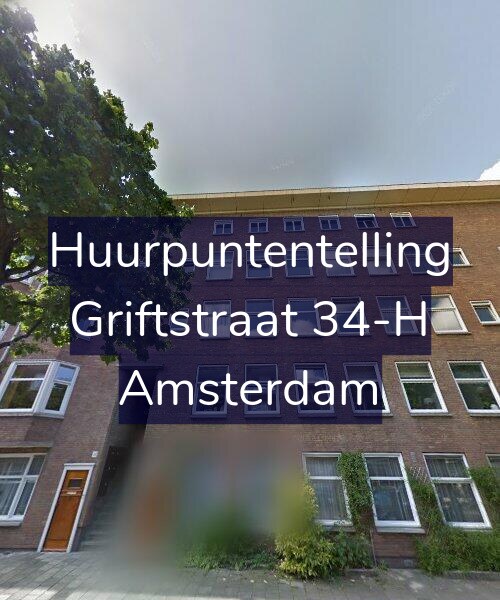 Foto gevel Huurpuntentelling voor Griftstraat 34-H, Amsterdam