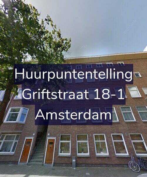 Foto gevel Huurpuntentelling voor Griftstraat 18-1, Amsterdam