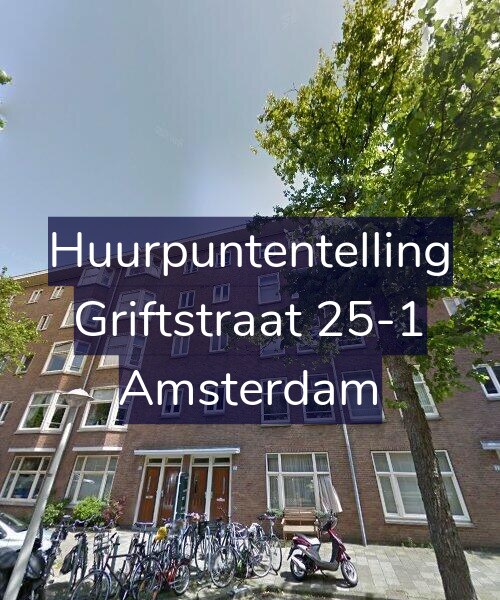 Foto gevel Huurpuntentelling voor Griftstraat 25-1, Amsterdam
