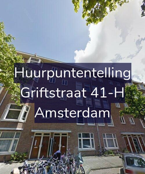 Foto gevel Huurpuntentelling voor Griftstraat 41-H, Amsterdam