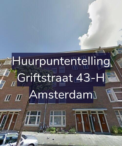 Foto gevel Huurpuntentelling voor Griftstraat 43-H, Amsterdam