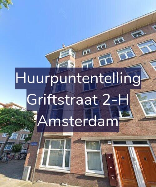Foto gevel Huurpuntentelling voor Griftstraat 2-H, Amsterdam
