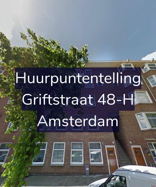 Foto gevel Huurpuntentelling voor Griftstraat 48-H, Amsterdam