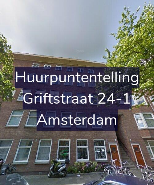 Foto gevel Huurpuntentelling voor Griftstraat 24-1, Amsterdam