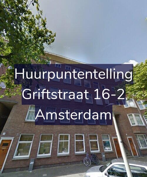 Foto gevel Huurpuntentelling voor Griftstraat 16-2, Amsterdam