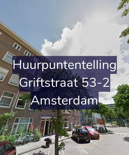 Foto gevel Huurpuntentelling voor Griftstraat 53-2, Amsterdam