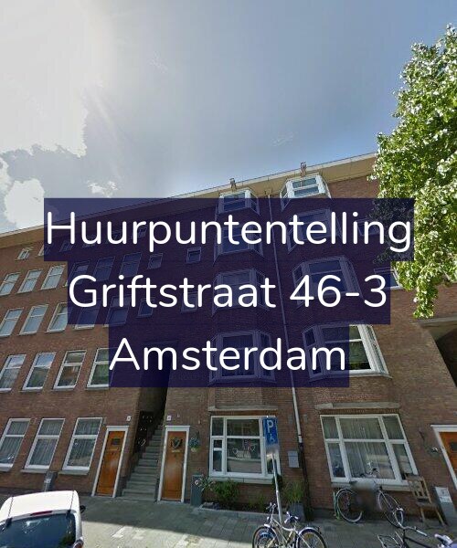 Foto gevel Huurpuntentelling voor Griftstraat 46-3, Amsterdam
