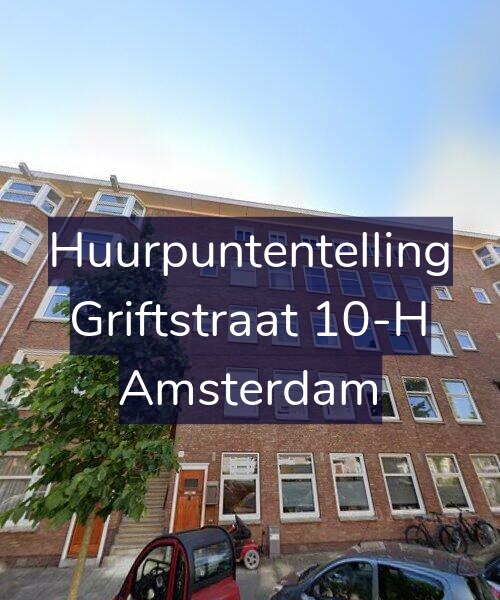Foto gevel Huurpuntentelling voor Griftstraat 10-H, Amsterdam