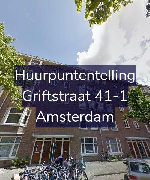 Foto gevel Huurpuntentelling voor Griftstraat 41-1, Amsterdam