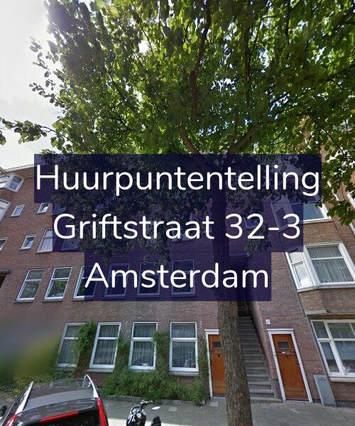 Foto gevel Huurpuntentelling voor Griftstraat 32-3, Amsterdam