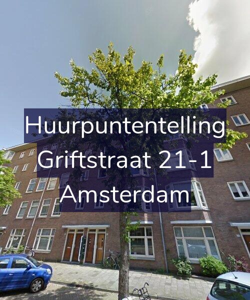 Foto gevel Huurpuntentelling voor Griftstraat 21-1, Amsterdam