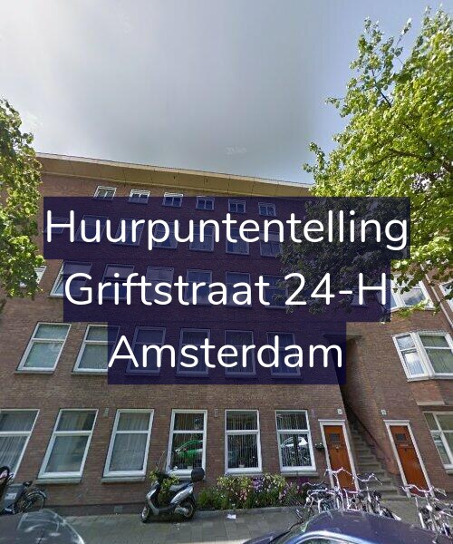 Foto gevel Huurpuntentelling voor Griftstraat 24-H, Amsterdam