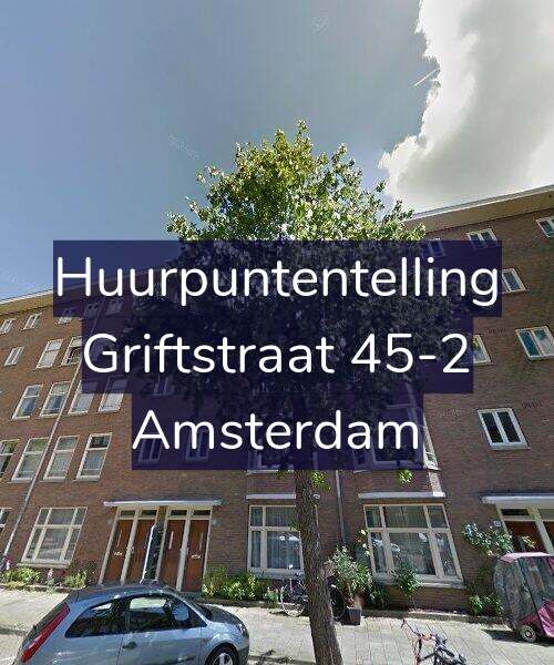 Foto gevel Huurpuntentelling voor Griftstraat 45-2, Amsterdam