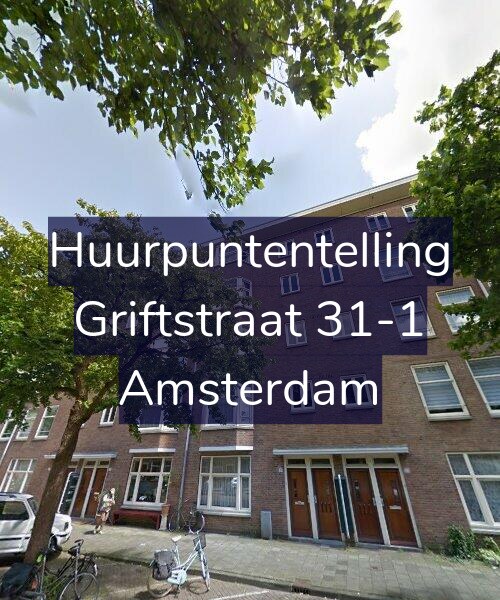 Foto gevel Huurpuntentelling voor Griftstraat 31-1, Amsterdam