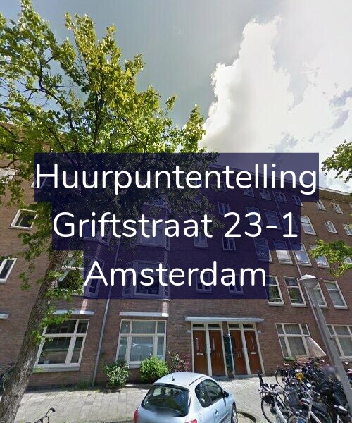 Foto gevel Huurpuntentelling voor Griftstraat 23-1, Amsterdam