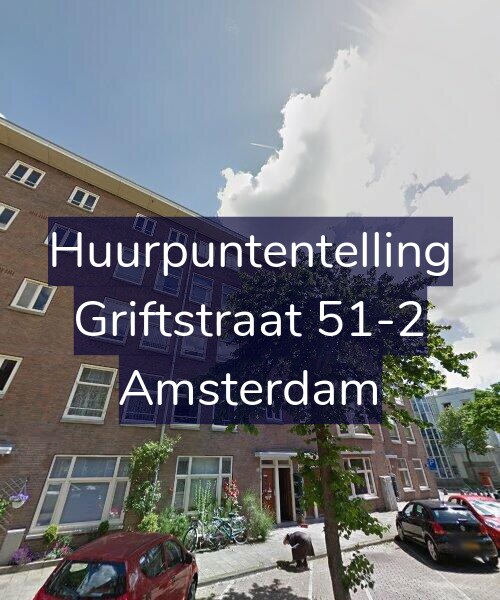 Foto gevel Huurpuntentelling voor Griftstraat 51-2, Amsterdam