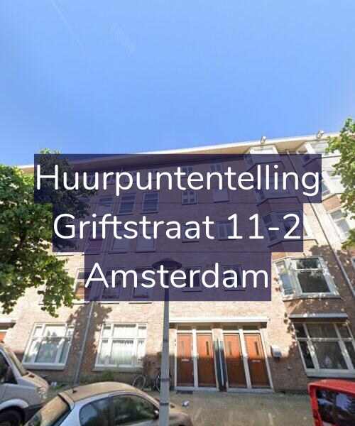Foto gevel Huurpuntentelling voor Griftstraat 11-2, Amsterdam