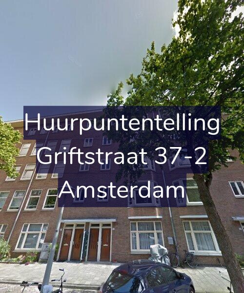 Foto gevel Huurpuntentelling voor Griftstraat 37-2, Amsterdam