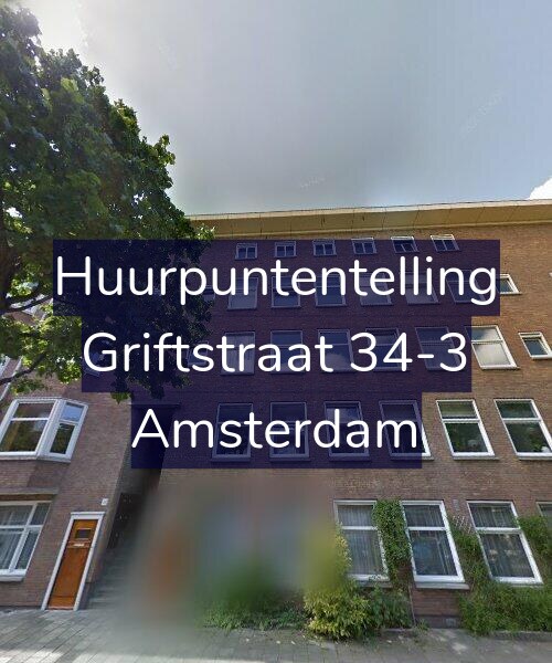 Foto gevel Huurpuntentelling voor Griftstraat 34-3, Amsterdam