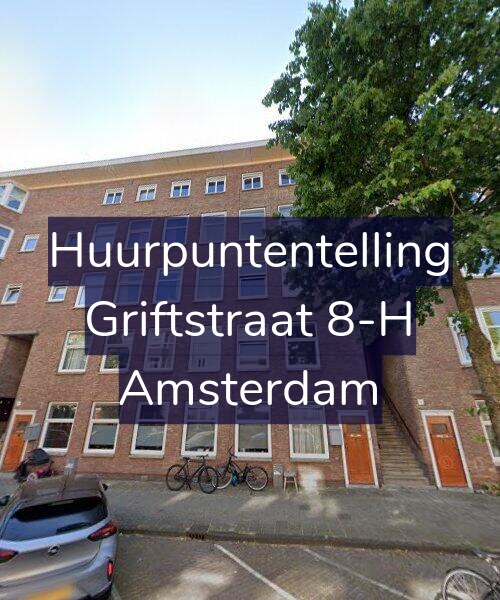 Foto gevel Huurpuntentelling voor Griftstraat 8-H, Amsterdam
