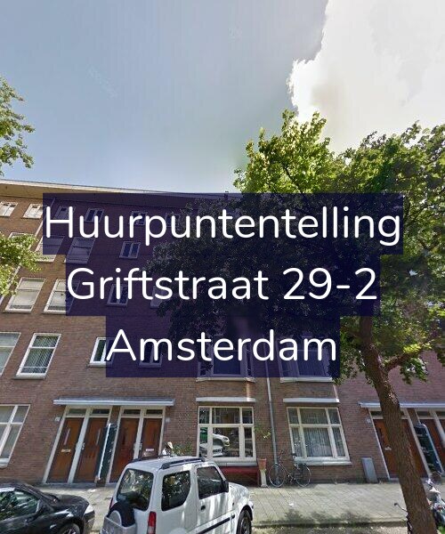 Foto gevel Huurpuntentelling voor Griftstraat 29-2, Amsterdam