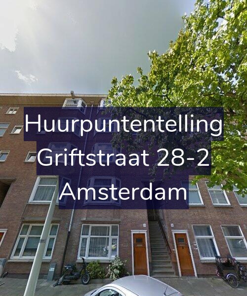 Foto gevel Huurpuntentelling voor Griftstraat 28-2, Amsterdam