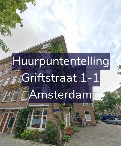 Foto gevel Huurpuntentelling voor Griftstraat 1-1, Amsterdam
