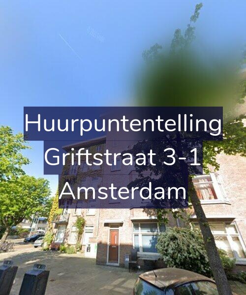 Foto gevel Huurpuntentelling voor Griftstraat 3-1, Amsterdam