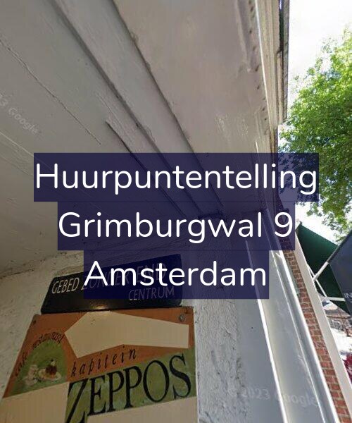 Foto gevel Huurpuntentelling voor Grimburgwal 9, Amsterdam