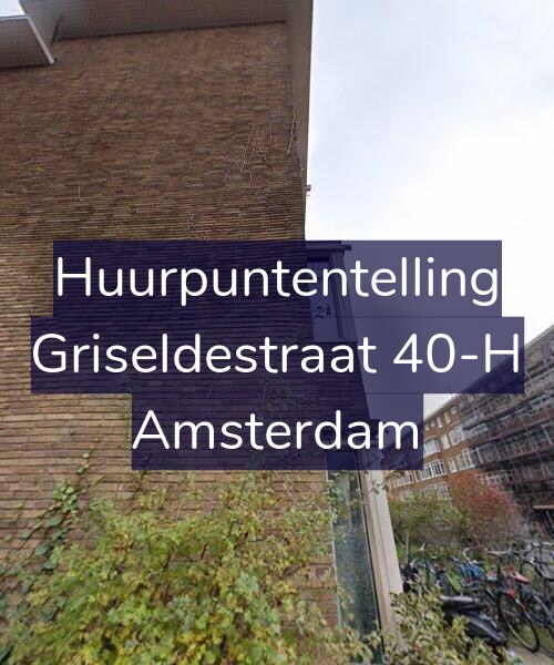 Foto gevel Huurpuntentelling voor Griseldestraat 40-H, Amsterdam