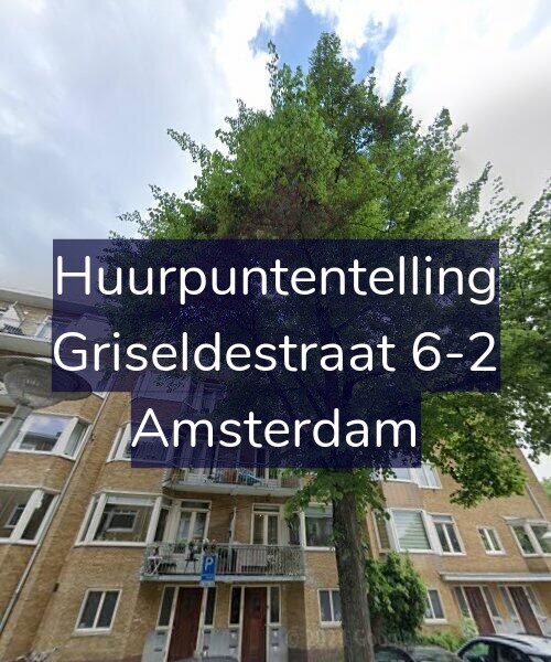 Foto gevel Huurpuntentelling voor Griseldestraat 6-2, Amsterdam