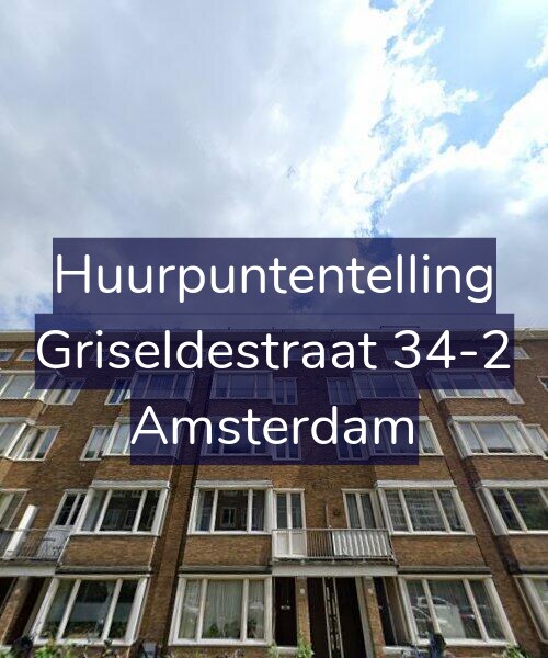 Foto gevel Huurpuntentelling voor Griseldestraat 34-2, Amsterdam