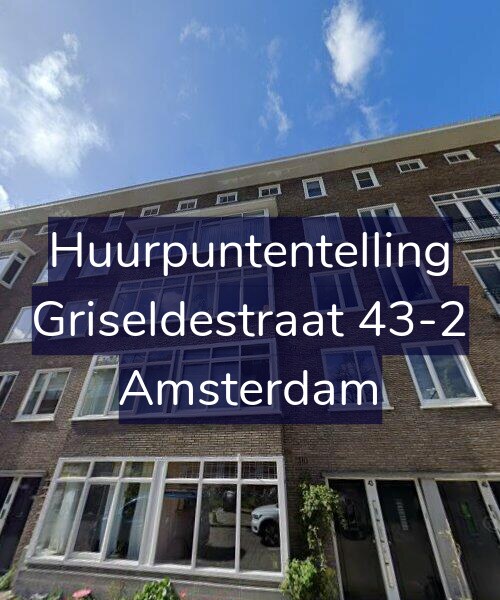 Foto gevel Huurpuntentelling voor Griseldestraat 43-2, Amsterdam
