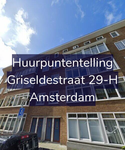 Foto gevel Huurpuntentelling voor Griseldestraat 29-H, Amsterdam