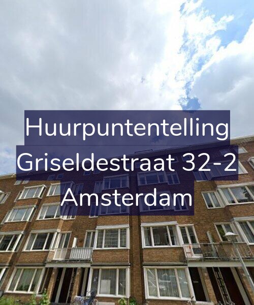 Foto gevel Huurpuntentelling voor Griseldestraat 32-2, Amsterdam