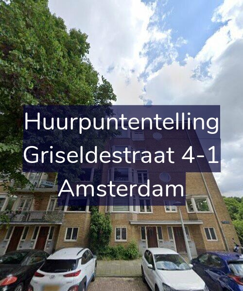 Foto gevel Huurpuntentelling voor Griseldestraat 4-1, Amsterdam