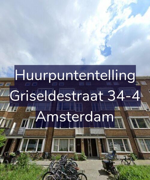 Foto gevel Huurpuntentelling voor Griseldestraat 34-4, Amsterdam