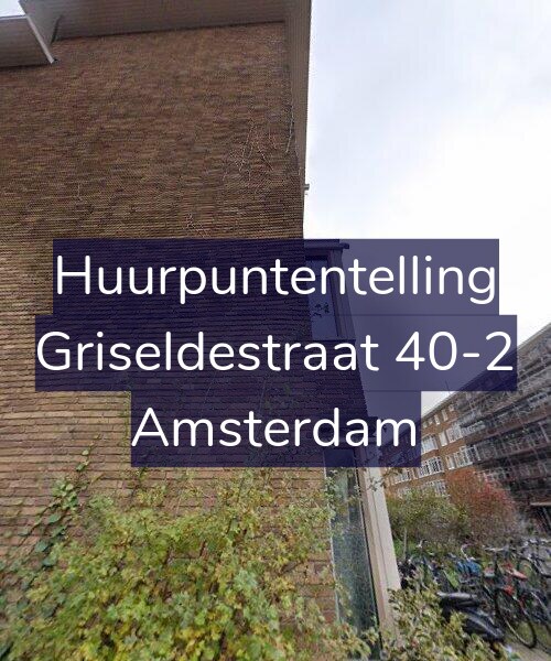 Foto gevel Huurpuntentelling voor Griseldestraat 40-2, Amsterdam