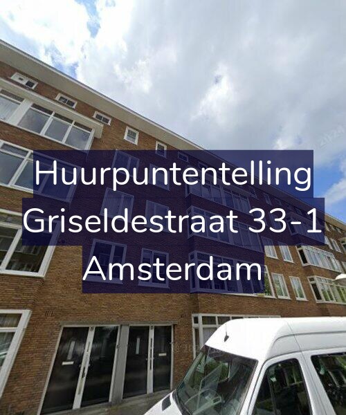 Foto gevel Huurpuntentelling voor Griseldestraat 33-1, Amsterdam