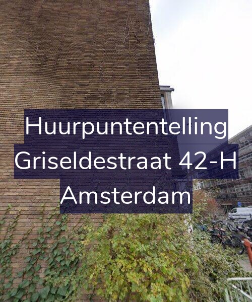 Foto gevel Huurpuntentelling voor Griseldestraat 42-H, Amsterdam