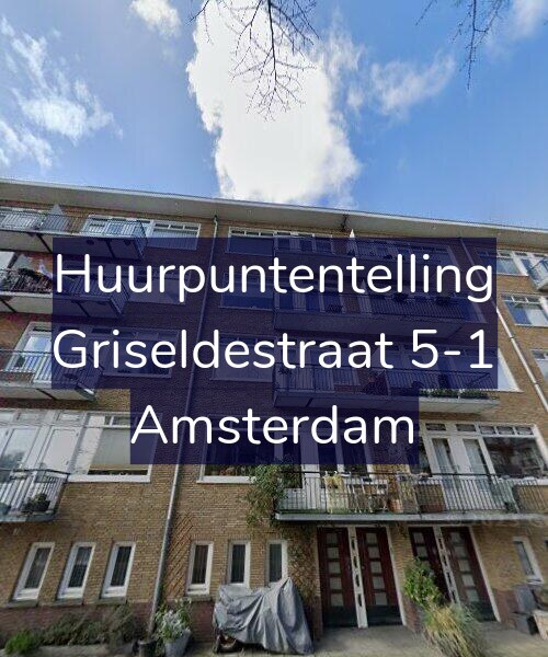 Foto gevel Huurpuntentelling voor Griseldestraat 5-1, Amsterdam