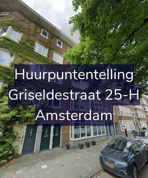 Foto gevel Huurpuntentelling voor Griseldestraat 25-H, Amsterdam